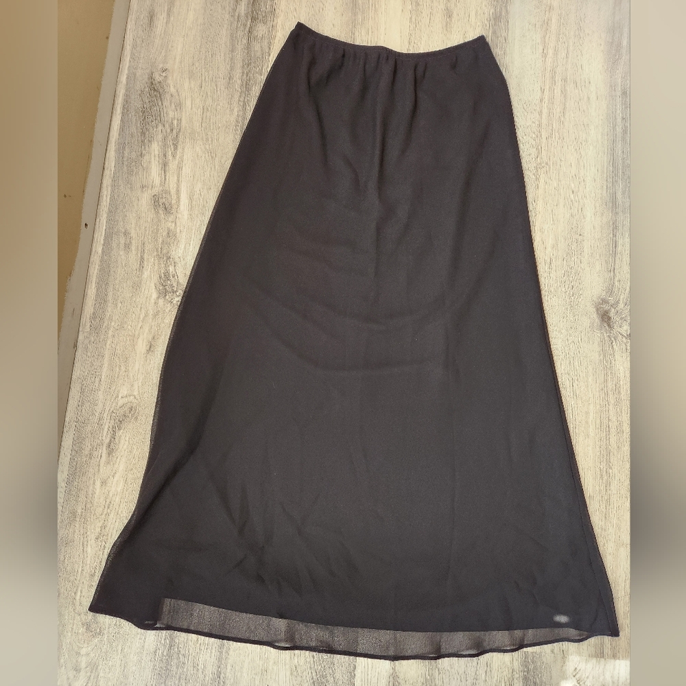 MSK Black long maxi skirt size 6
